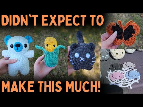 Видео: Вязание крючком, бабочки и большие скидки! 🦋 | Видеоблог о рынке в Monarchs in the Park