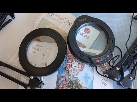 Видео: Лупы и канва🔎 Новые наборы от Лука-с 🥰 Готовлю рамы.
