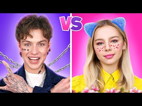 Видео: Soft Girl vs Rock Boy! Как Пробраться в Тюрьму?