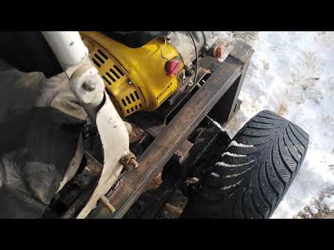 Видео: бортоповоротный трактарок поехал