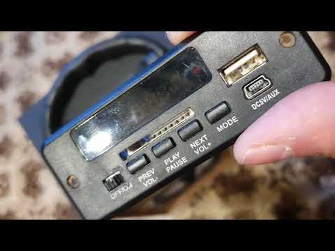 Видео: Китайское говно, похожее на колонку...