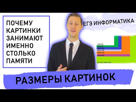 Видео: Почему картинки занимают именно столько памяти