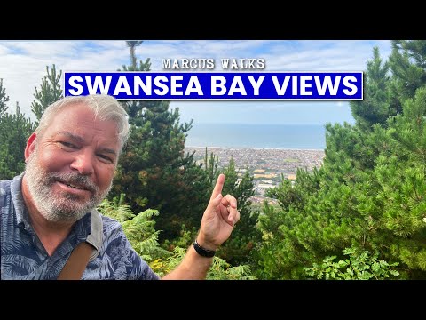 Видео: Mynydd Dinas — прогулка на вершину горы с видом на залив Суонси