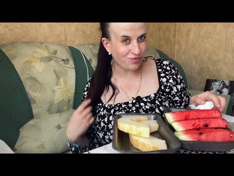 Видео: МУКБАНГ СЫРНЫЙ СУП С КУРИЦЕЙ/ ЛЮЛЯ КЕБАБ С КУРИЦЕЙ/ДЫНЯ/ АРБУЗ #asmr #mukbang #food 