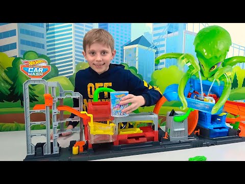 Видео: ХОТ ВИЛС МАШИНКИ и СУПЕР АВТОМОЙКИ Hot Wheels Car Wash