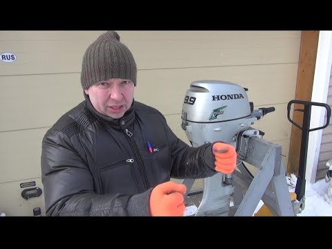 Видео: HONDA 9,9L - ЛУЧШИЙ ВАРИАНТ ДОКАТКИ, И МОРОЗ НИПОЧЁМ!