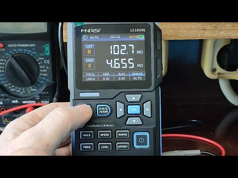 Видео: FNIRSI LC1020E – обзор портативного высокоточного цифрового LCRZ –тестера