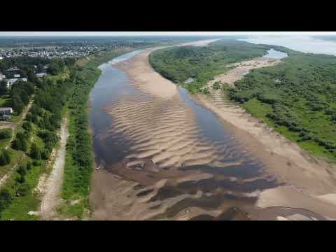 Видео: Двина и Верхняя Тойма 21.07.2022 Полёт на квадрокоптере.#коптер #верхняятойма #севернаядвина