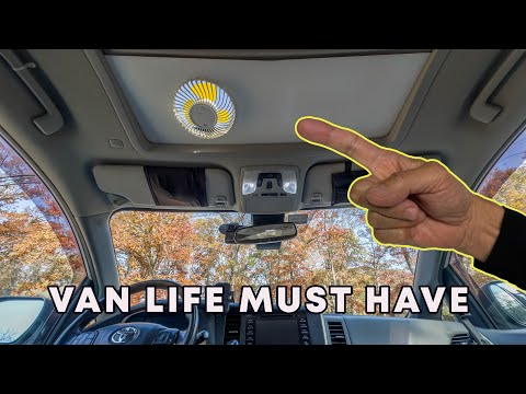 Видео: Самодельный портативный вентилятор для крыши — незаменимый помощник для минивэна и кемпера