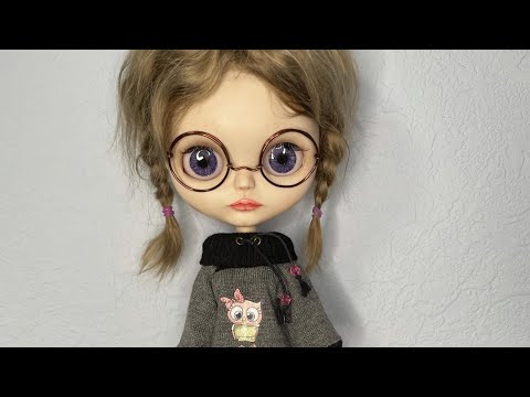 Видео: Очки для куклы из проволоки | Очки для Блайз МК | glasses for dolls