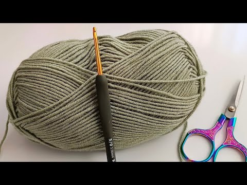 Видео: Ух ты, это потрясающе и вам понравится 👌 Всего 2 ряда / Так просто и так красиво! Вязание крючком