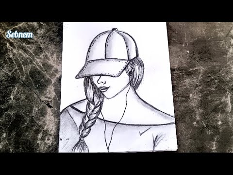 Видео: ЛЕГКИЙ РИСУНОК КРАСИВОЙ ДЕВУШКИ В ШЛЯПЕ КАРАНДАШОМ - #howtodraw