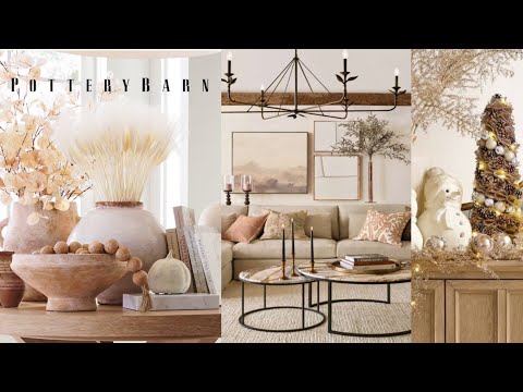 Видео: Pottery Barn: первый взгляд на праздники! Время вдохновения для декора