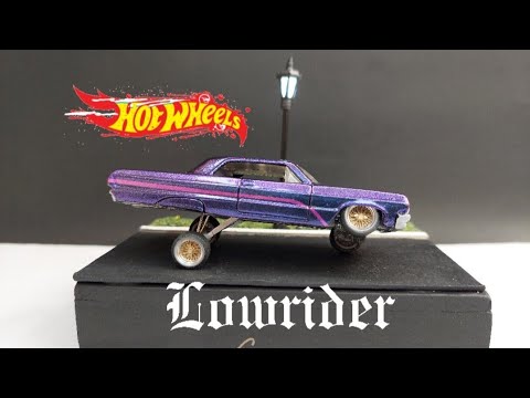 Видео: Hotwheels Lowrider custom Chevy Impala 64. Диорама.