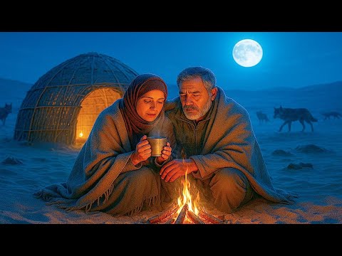 Видео: Выживание в морозной ночи пустыни | Первобытная жизнь и готовка