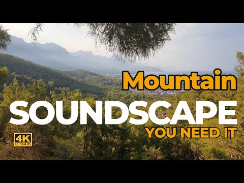 Видео: Nature Sounds on Calis Hill with panoramic views of Kemer, Kiris and Camyuva | Горные звуки природы