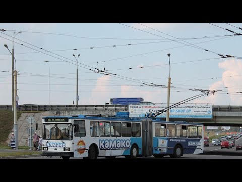 Видео: Троллейбус Минска БКМ 213 бортовой номер 3422