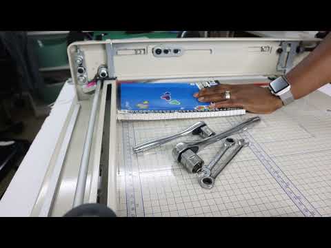 Видео: Мощный 17-дюймовый гильотинный резак для бумаги — исправление неполных разрезов и выравнивание ле...