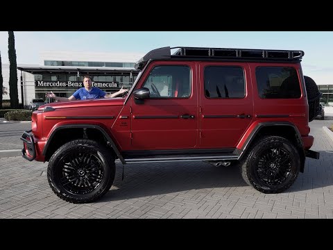 Видео: Mercedes G63 AMG 4x4 в квадрате: версия номер 2