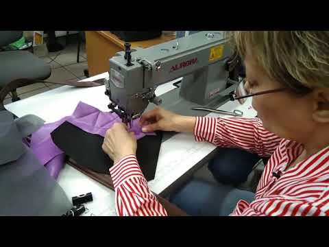 Видео: Семинар от Марины Геннадьевны по пошиву на промышленных швейных машинах Aurora