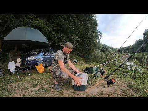 Видео: АКТИВНЫЙ отдых и РЫБАЛКА с НОЧЕВКОЙ на лесных озерах. Палатка Ловим РЫБУ, готовим МЯСО на костре.