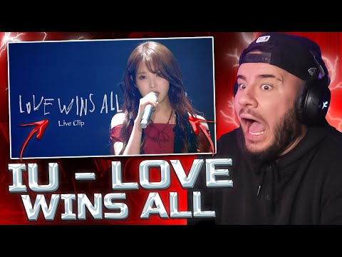 Видео: Лучший женский голос Кореи??? | IU 'Love wins all' (РЕАКЦИЯ)