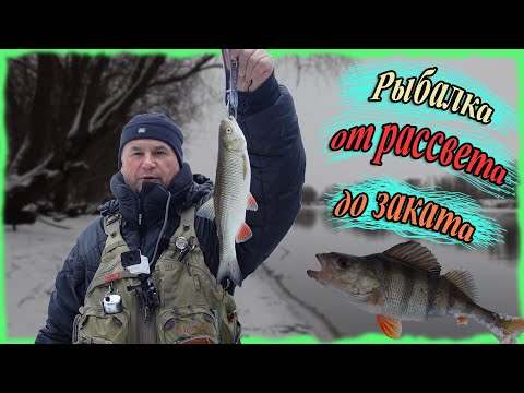 Видео: Рыбалка от рассвета до заката. Микроджиг на Москва реке. Окунь и голавль