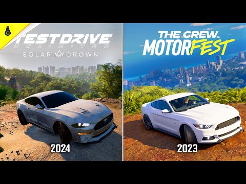 Видео: Test Drive Unlimited SC vs The Crew Motorfest - Сравнение деталей и физики