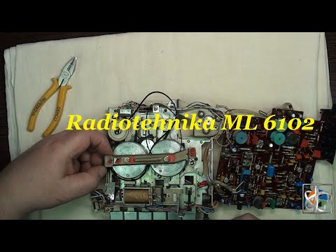 Видео: Radiotehnika ML 6102 профилактика часть 5