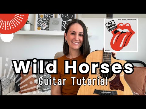 Видео: Wild Horses — урок игры на гитаре The Rolling Stones [урок игры на гитаре, аккорды и игра под муз...