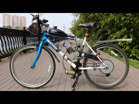 Видео: Небольшая доработка и тест Глушителя - "Китайская Гравицапа" (Веломотор F-50 / F-80)