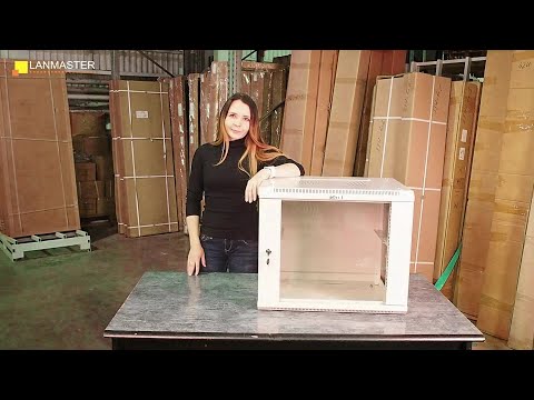 Видео: Сборка настенного шкафа TWT-CBWPG-9U-6x4-GY