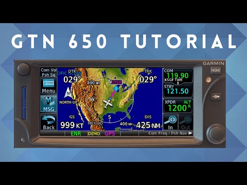 Видео: Как использовать Garmin GTN650 — руководство для начинающих