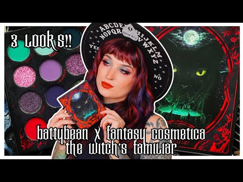 Видео: BATTYBEAN x FANTASY COSMETICA | 3 образа ведьмы