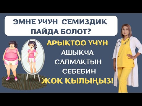 Видео: Ашыкча салмактын себеби эмнеде? Арыктоо үчүн алгач көйгөйдүн себебин жок кылыңыз...
