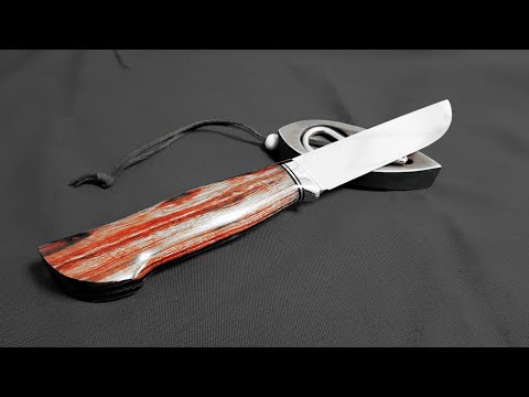 Видео: Нож из стали m390 рукоять Ironwood