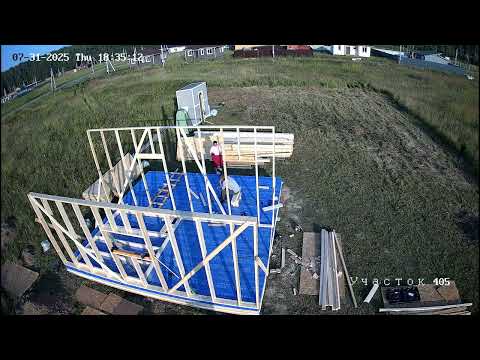 Видео: Сборка стен укосин и проёмов
