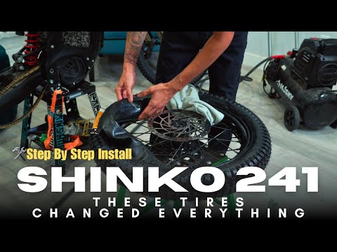 Видео: Лучший вариант шин для любого электромото! (Установка Shinko 241 на Vetra Blazer)