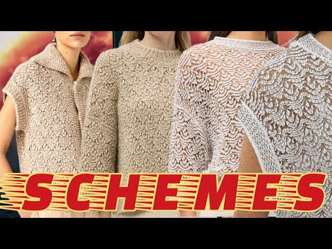 Видео: Схемы:Оригинальный узор от бренда.Patterns: Original pattern from the brand jumper vest top tank top