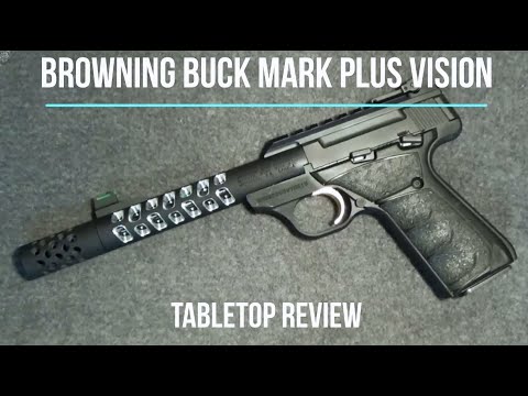 Видео: Обзор настольного оружия Browning Buck Mark Plus Vision .22 — выпуск № 202038