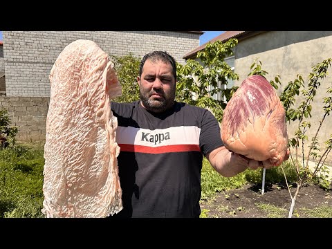 Видео: Сердце Быка По-Королевски!!! Деликатес на гриле!