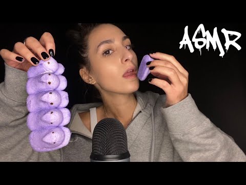 Видео: АСМР Итинг Маршмеллоу / ASMR Peeps MARSHMALLOWS (Eating Sounds)