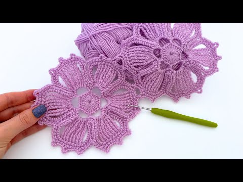 Видео: ВЫ ТОЖЕ ЭТО МОЖЕТЕ СДЕЛАТЬ! ТАКОГО КРАСИВОГО ВЯЗАННОГО КРЮЧКОМ МОТИВА Я НИКОГДА НЕ ВИДЕЛА