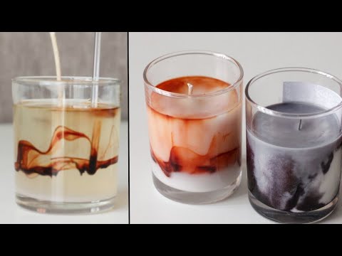 Видео: 3 СЕКРЕТНЫХ СПОСОБА СОЗДАНИЯ МРАМОРНЫХ СВЕЧЕЙ