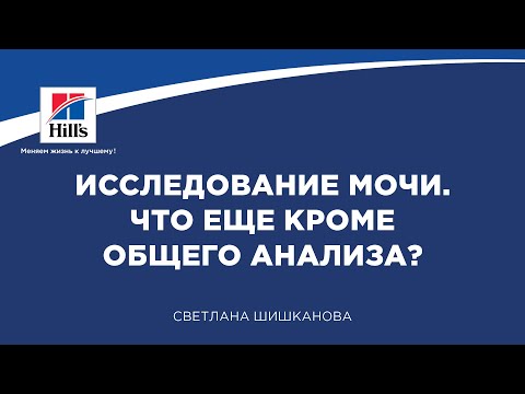 Видео: Вебинар на тему: "Исследование мочи. Что еще кроме общего анализа?". Лектор - Светлана Шишканова