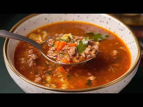 Видео: Суп из капусты и фарша, который изменил мою жизнь! Теперь я готовлю суп каждый день!