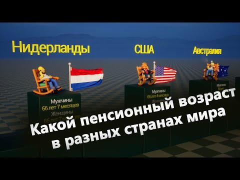 Видео: Какой пенсионный возраст в разных странах мира