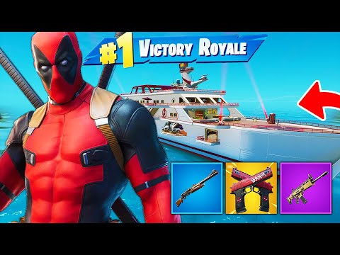 Видео: ИЗПОЛЗВАМ САМО ОРЪЖИЯ ОТ ЯХТАТА НА DEADPOOL ЗА ДА СПЕЧЕЛЯ ВЪВ FORTNITE СЕЗОН 2!!