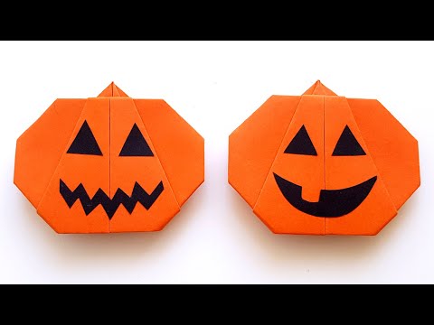 Видео: 🎃Оригами ТЫКВА на Хэллоуин Как сделать тыкву из бумаги ТЫКВА из Бумаги Поделки из Бумаги