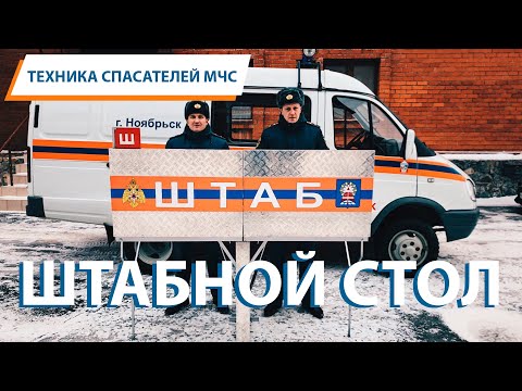 Видео: Техника спасателей МЧС: УНИКАЛЬНЫЙ ШТАБНОЙ СТОЛ